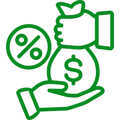 Financial performance icon